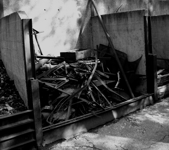 Sammelstelle für Schrott