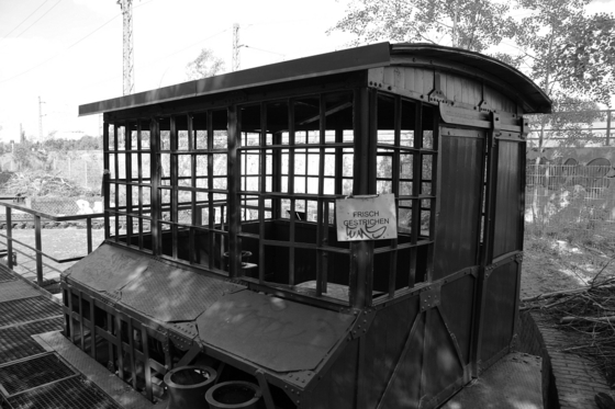 Schalthaus einer Drehscheibe