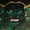 Graffito des unglaublichen Hulk