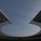 offenes Oval der Dachkonstruktion des Olympiastadions