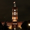 Rotes Rathaus bei Nacht